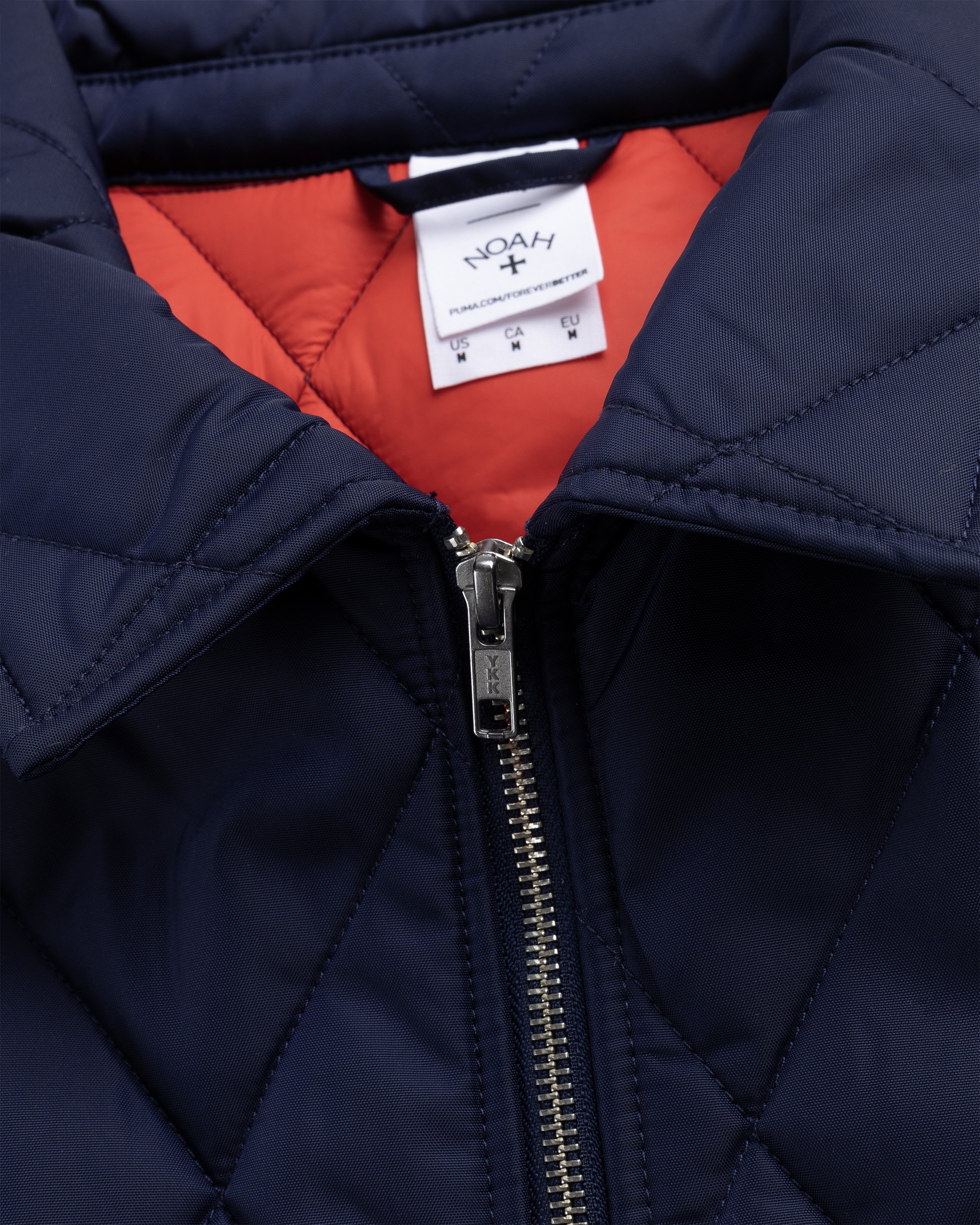 Puma x Noah Water Repellent Quilted Jacket Navy Highsnobiety Shop